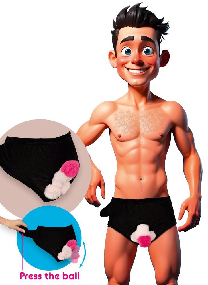 42-07820840000 Briefs with Inflatable Penis - obrazek 1