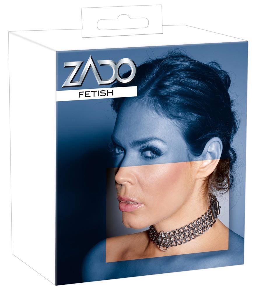 42-20303731001 Leder Halsfessel Kette - obrazek 1