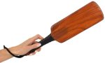 Leather spanking paddle - obrazek 4