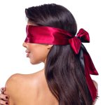 Bondage Scarf red/black - obrazek 4