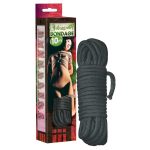Bondage rope 10 m black - obrazek 3