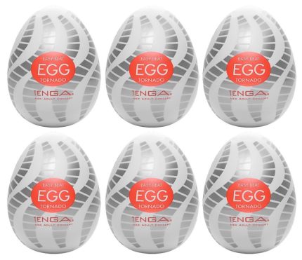 Tenga Egg Tornado Pack of 6