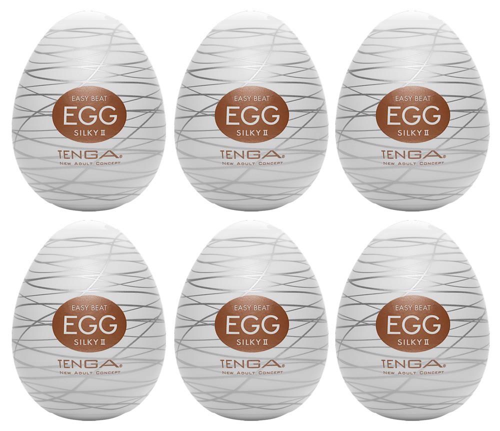 42-50002380000 Tenga Egg Silky II Pack of 6 - obrazek 1