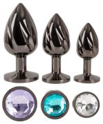 ANOS Metal Butt Plug Set Diamo - obrazek 3