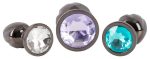 ANOS Metal Butt Plug Set Diamo - obrazek 6
