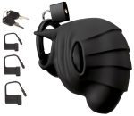 Black velvets Cock & Ball cage - obrazek 2