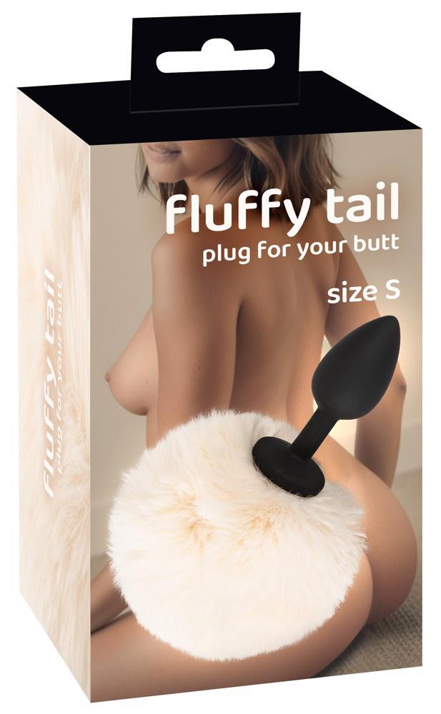 42-50045780000 Fluffy Tail White S - obrazek 1