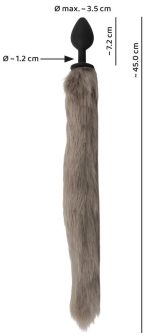 Fluffy Tail Grey - obrazek 8