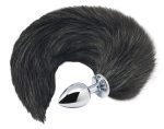 Alive Black&White Fox Tail S - obrazek 2