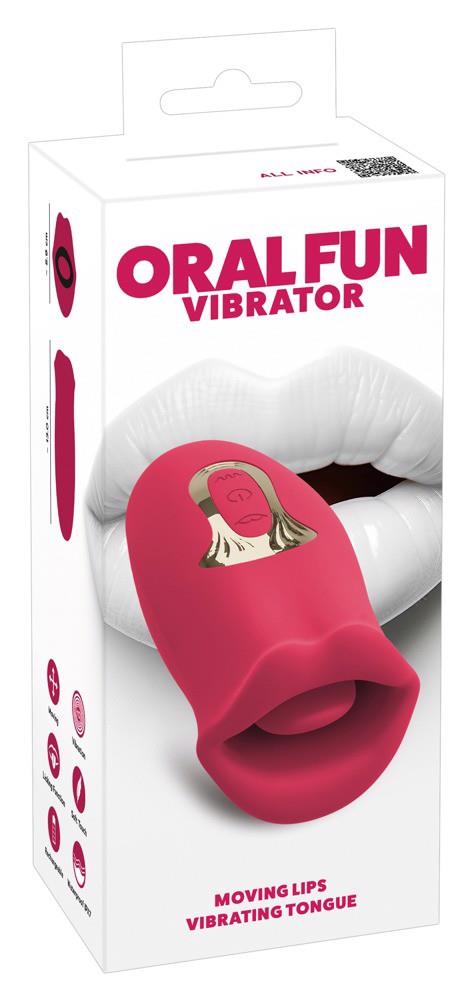 42-54024330000 Oral Fun Vibrator Moving Lips - obrazek 1