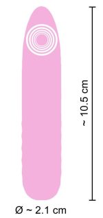 Cuties Mini Vibrator Rose 5.Ge - obrazek 8