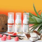 LET'S TRAVEL! Warming gourmet massage  oils (Strawberry, Hot Vanilla, Coconut) 3 x 30ml - obrazek 3