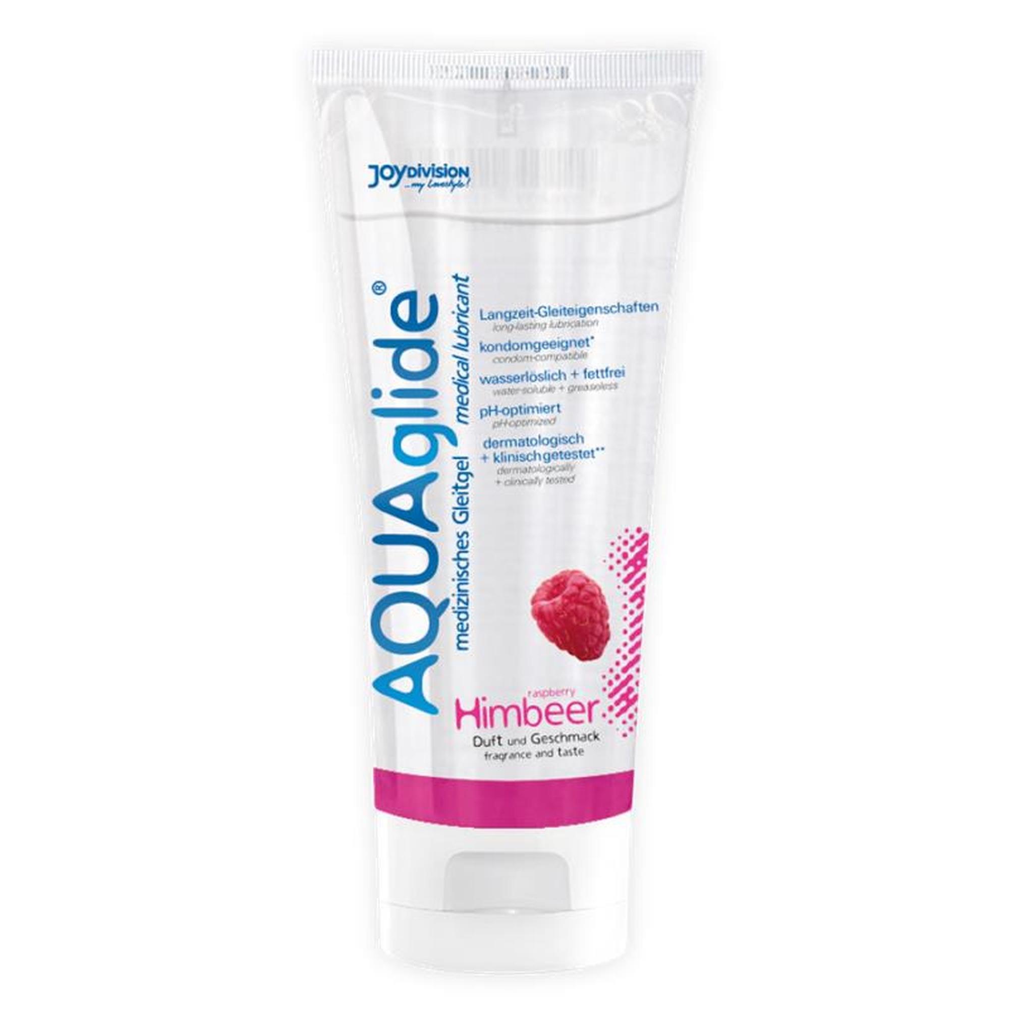 48-11794 Żel-AQUAglide rasberry. 100ml - obrazek 1
