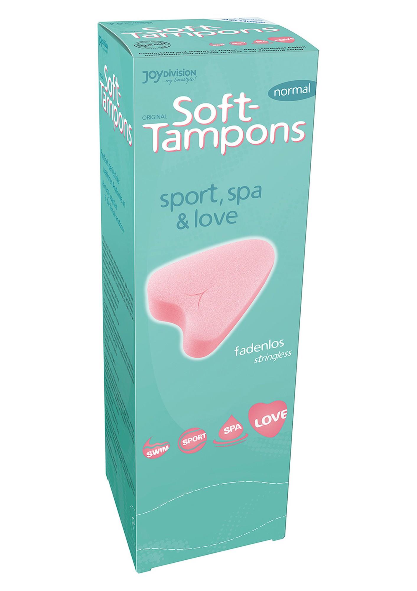 48-12201 Tampony-Soft-Tampons normal, box of 10 - obrazek 1