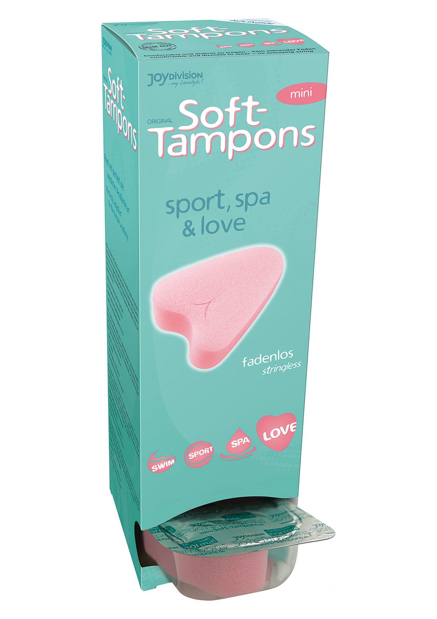 48-12202 Tampony-Soft-Tampons mini, box of 10 - obrazek 1