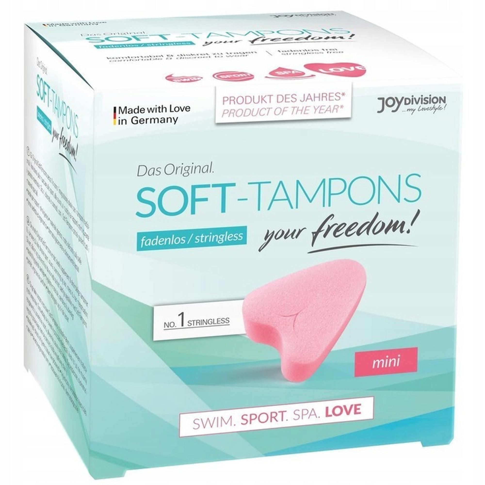 48-12204 Tampony-Soft-Tampons mini, box of 3 - obrazek 1