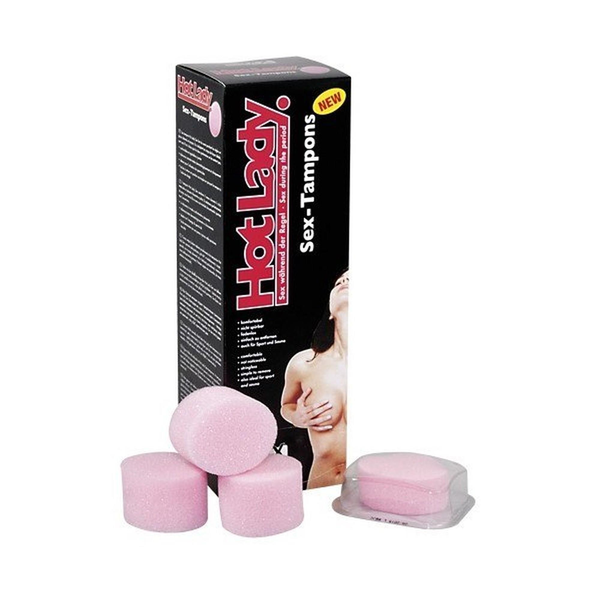 48-12299 Tampony-Hot Lady Sex-Tampons Box of 8 - obrazek 1