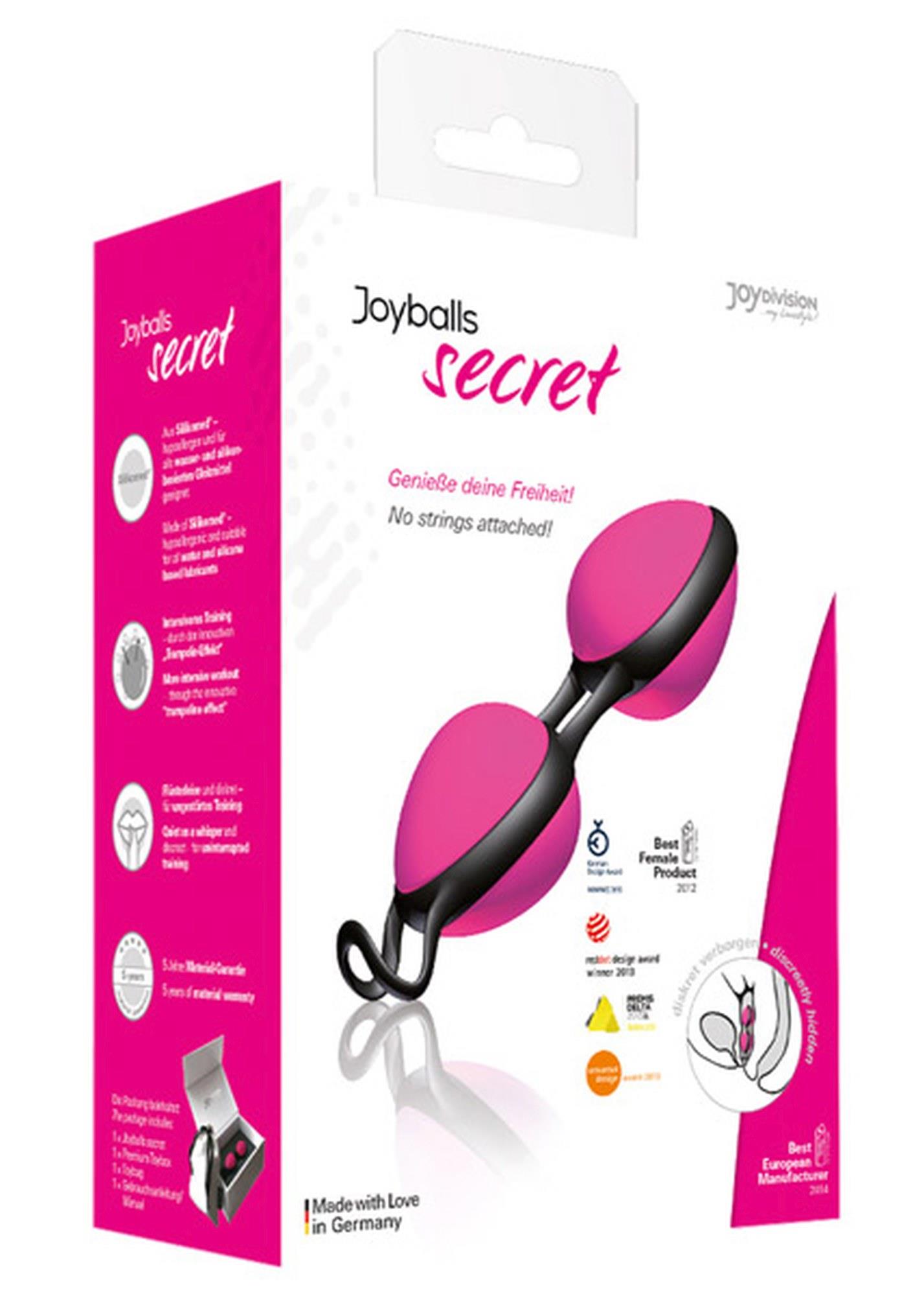 48-15003 Kulki-Joyballs secret, pink-black - obrazek 1