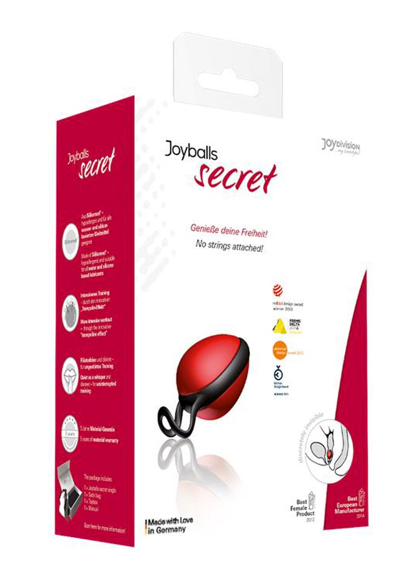 48-15012 Kulki-Joyballs secret single, red-black - obrazek 1