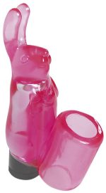 Wibrator- Me You Us Mini Bunny Finger Vibrator Pink - obrazek 4