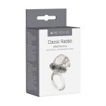 Pierścień- Me You Us Classic Rabbit Cock Ring Transparent - obrazek 2