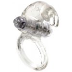 Pierścień- Me You Us Classic Rabbit Cock Ring Transparent - obrazek 4