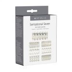 Stymulator- Me you Us Sensual Seven Textured Sleeves Transparent Small - obrazek 2