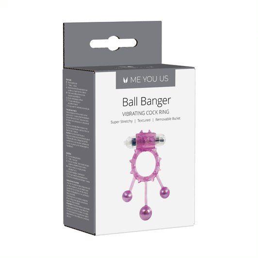 5-00194 Me You Us Ball Banger Cock Ring - obrazek 1