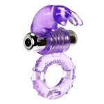 Pierścień- Me You Us Hopping Hare Cock Ring Purple - obrazek 2
