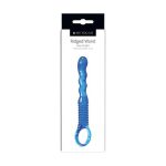 Plug/kulki- Me You Us Ridged Anal Teaser Blue - obrazek 2