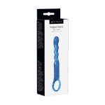 Plug/kulki- Me You Us Ridged Anal Teaser Blue - obrazek 3