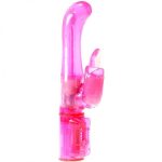 Wibrator- G Tongue Rabbit Vibrator Pink OS - obrazek 2