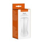 Masturbator- Me You Us Ripple Dual End Stroker Male Masturbator Transparent - obrazek 2