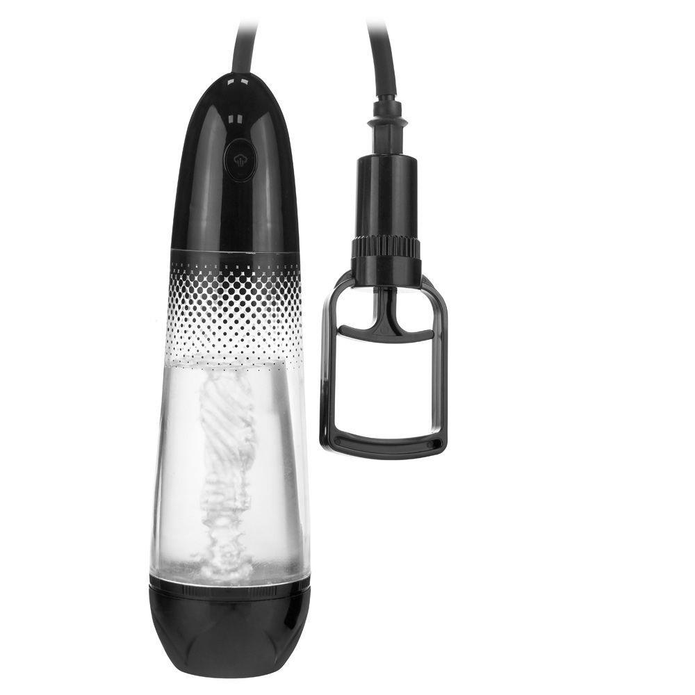 5-00466 Pompka- Me You Us Amplify Pump Masturbator Clear/Black - obrazek 1