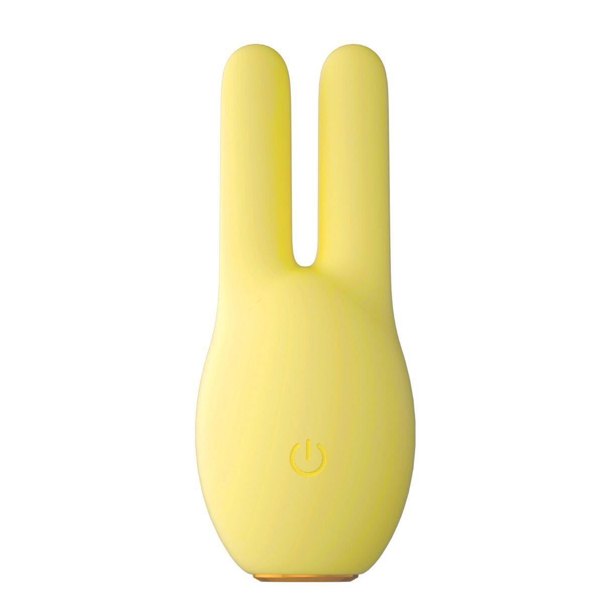 5-00581 Me You Us Wild Pleasure Ears Vibrator Yellow - obrazek 1