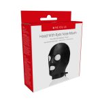 Me You Us Black Hood with Eyes Nose Mouth - obrazek 2