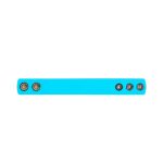 Me You Us Light Blue Silicone Cock Strap - obrazek 4
