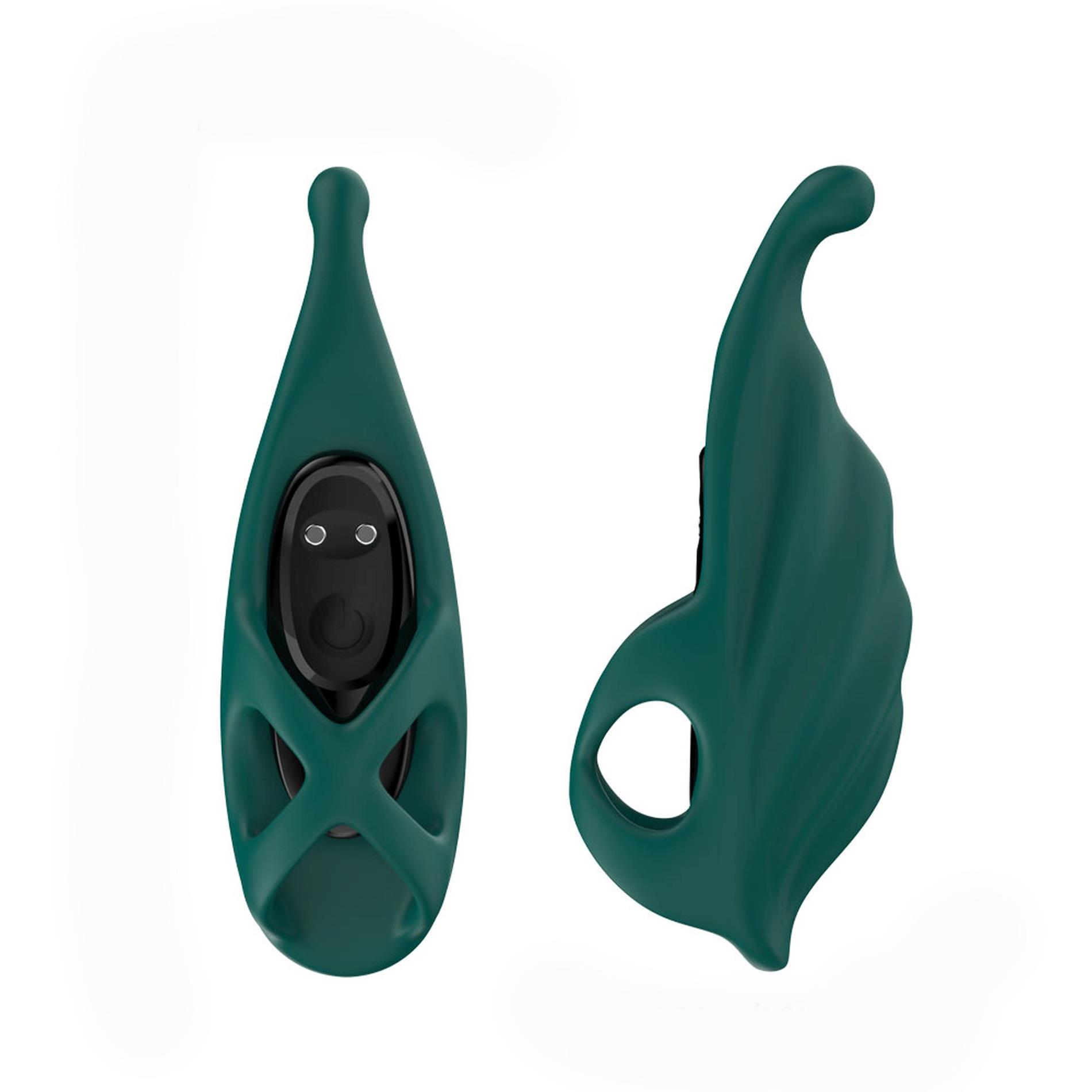 52-00088 Leafman Green, 9 vibration functions - obrazek 1