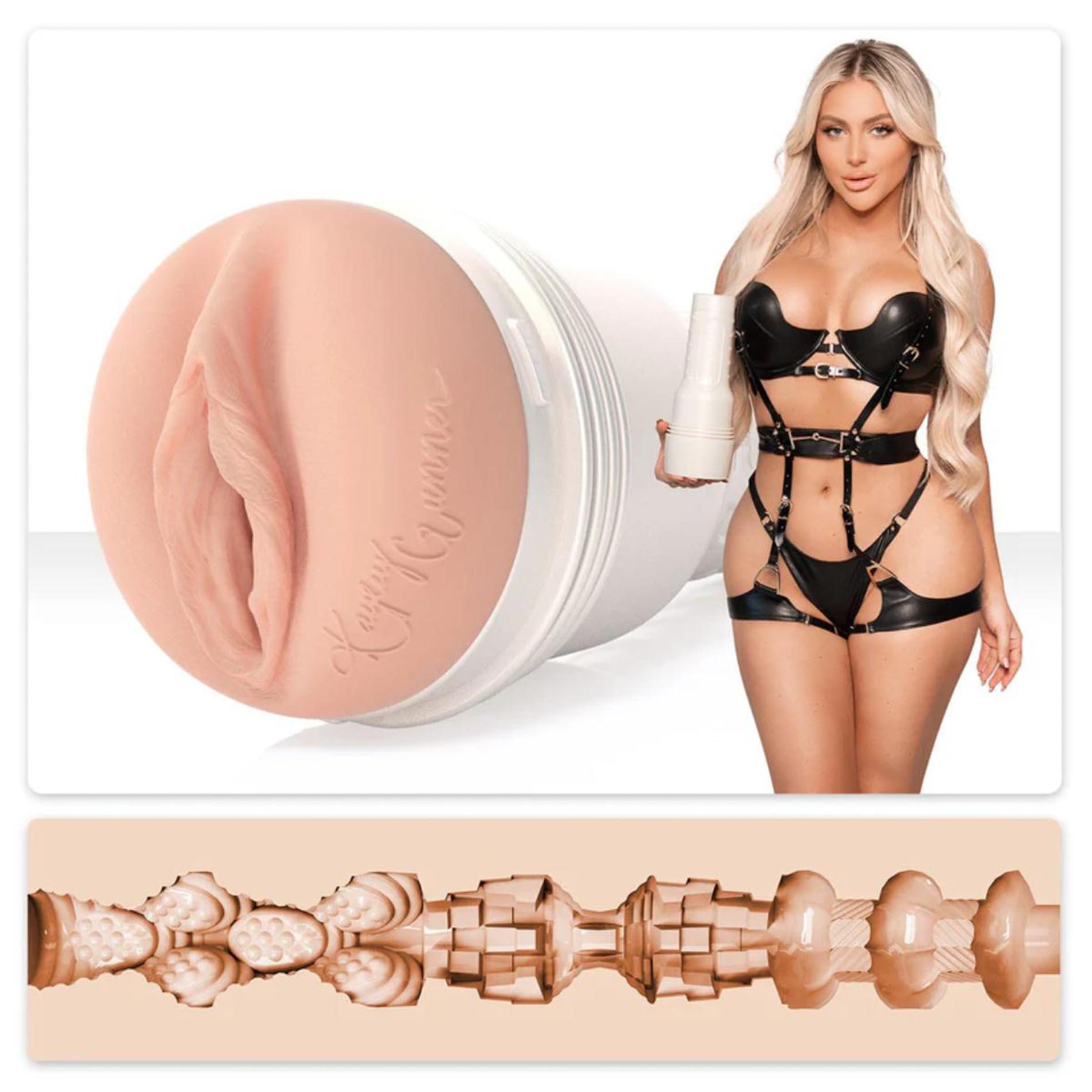 55-121169-BEIGE_01 Fleshlight - Girls Kayley Gunner Fully
Loaded Signature Vagina Beige - obrazek 1