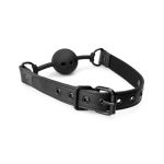 Bedroom Fantasies - Breathable Silicone Ball Gag Black - obrazek 8