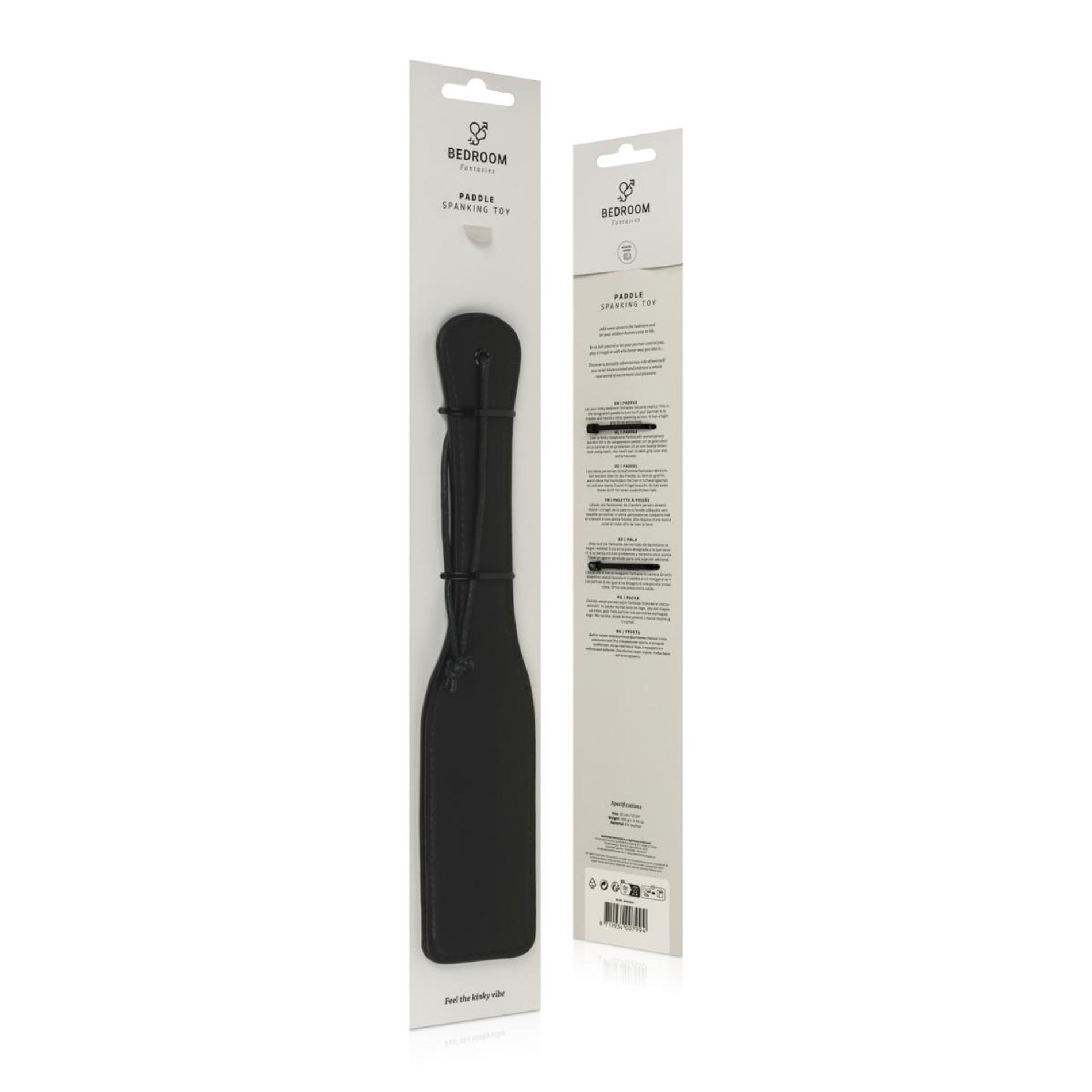 55-BF021BLK_01 Bedroom Fantasies - Faux Leather
Paddle Black - obrazek 1
