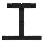 Bedroom Fantasies - Soft Straps Arm and Neck Restraints Black - obrazek 5