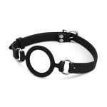 Bedroom Fantasies - Silicone O-Gag Black - obrazek 4