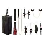 Bedroom Fantasy - 8 Piece Set Of SM Luxury Set Black - obrazek 2