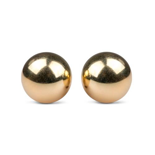 55-ET074GLD Gold ben wa balls - 25mm - obrazek 1