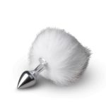 Bunny Tail Plug No. 1 - Silver/WhiteKorek analny - obrazek 3