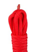 Wiązania-Red Bondage Rope - 10m - obrazek 3
