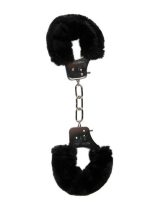 Kajdanki-Furry Handcuffs - Black - obrazek 2