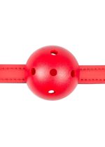 Knebel-Ball Gag With PVC Ball - Red - obrazek 3