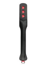 Pejcz-Long Leather Paddle With Heart - obrazek 2